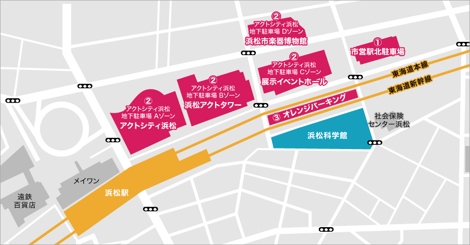 周辺駐車場マップ