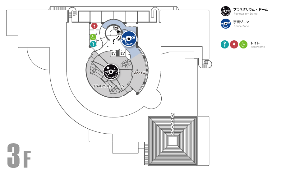 フロアマップ 3F