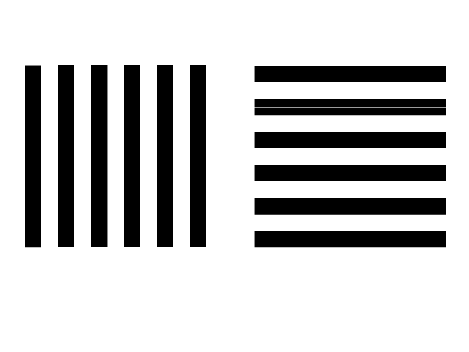 太い縦縞と横縞